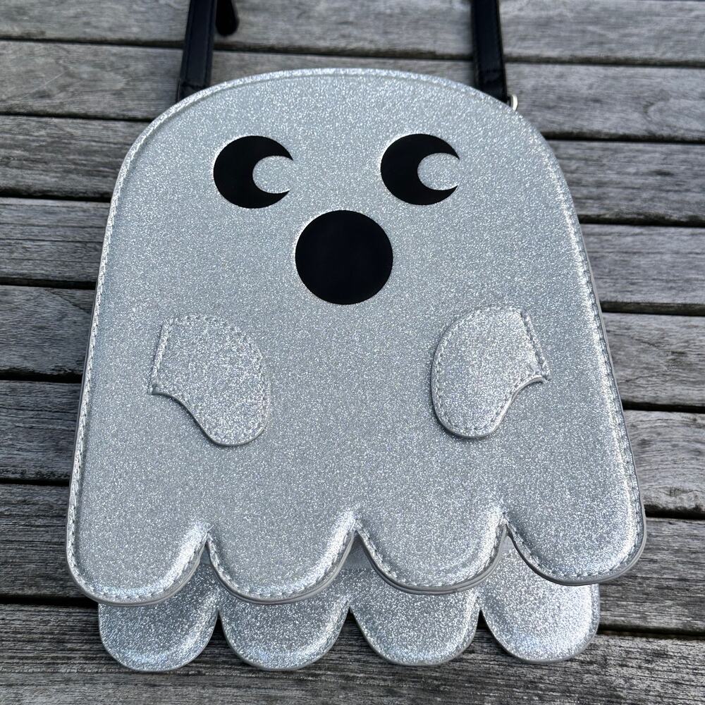 Mad Engine 2023 Silver Glitter Ghost Crossbody Pu… - image 8